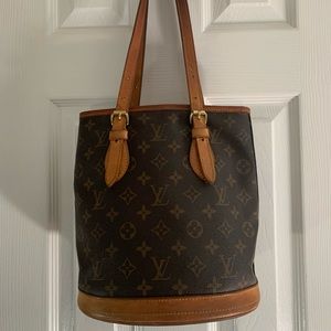Louis Vuitton Monogram Petit Bucket Bag